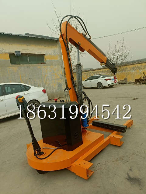 赤峰市自卸车厢随车吊 自制轮式四不像起重机 四驱平板吊 5吨 贵盛